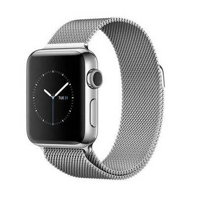 Curea pentru Apple Watch Loomax, 42/44 mm, metal, Argintiu foto
