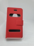 Cumpara ieftin Husa flip Iphone 4 / 4s + Cablu date Cadou, Rosu