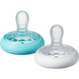 Tommee Tippee C2N Closer to Nature Breast-like 0-6 m suzetă Natural 2 buc