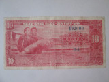 Vietnamul de Sud 10 Dong 1962 seria:492000