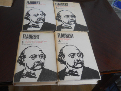 Gustave Flaubert- OPERE 4 VOLUME EDITIE CRITICA UNIVERS,1979 foto