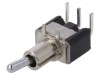 Comutator Basculant KNITTER-SWITCH STM 106 D-RA SPDT ON-ON, 6A, Montare PCB THT, Plastic Negru