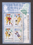 Romania 2000 - LP 1517 a, Campionatul European de Fotbal, bloc, MNH
