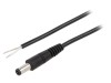 Cablu Alimentare DC 5,5/2,5mm Negru 1,5m