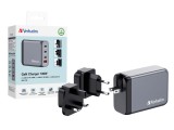 Verbatim Incarcator GaN 100W EU/UK/US2 x USB-C PD 100W/1 x USB-C PD 65W/1x USB-A QC 3.0