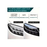 Folie far stop PPF TPU fotocromatica transparent fumuriu 40cm x 1m Cod: UV001