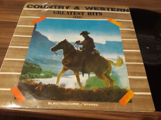 VINIL COUNTRY &amp;amp; WESTERN-GREATEST HITS III VOCE-ALEXANDRU ANDRIES DISC STARE EX foto