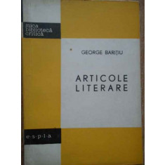Articole Literare - George Baritiu ,278920