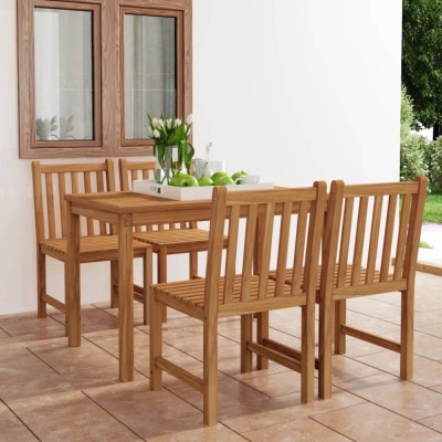 Gossi set mobilier gradina, 5 piese, lemn masiv de tec foto