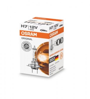 Set 2 becuri h7 osram standard 12v, 55w foto