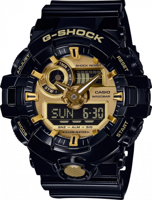 Ceas Barbati, Casio G-Shock, Classic GA-7 GA-710GB-1A - Marime universala