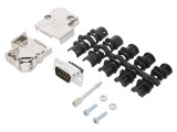 Conector D-Sub PIN: 9 tată &icirc;n unghi 45&deg;