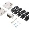 Conector D-Sub PIN: 9 tată &icirc;n unghi 45&deg;