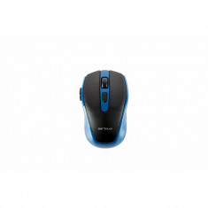 Mouse Serioux Pastel 600, Wireless, 1600 dpi, 5 Butoane, Rotita Scroll, Receiver USB, Senzor Optic, Albastru/Negru