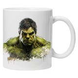 Cana alba personalizata &quot;Hulk 2&quot;, INOVATIX&reg;️. 330ml
