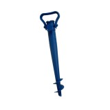 Suport pentru umbrela de plaja, 38x4 cm, 22-34 &Oslash;, Albastru, ATU-V0995