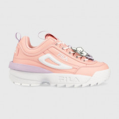 Fila sneakers DISRUPTOR FLOWER culoarea roz