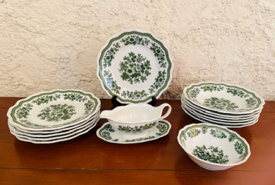 SET DE 14 PIESE- PORTELAN FIN SELTMANN WEIDEN BAVARIA W. GERMANY-BAROCK HUBERTUS foto