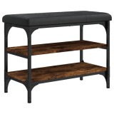 Cumpara ieftin Banca de pantofi, stejar fumuriu, 62x32x47 cm, lemn prelucrat
