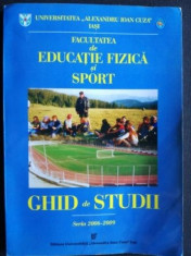 Facultatea de Educatie Fizica si Sport. Ghid de studii foto