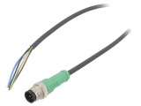 Cablu Conectare M12 5 PIN 10m 60VAC 4A PUR