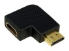 Adaptor HDMI Unghi Drept Negru