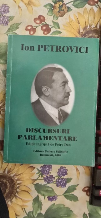 Ion Petrovici Discursuri parlamentare