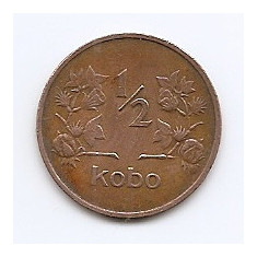 Nigeria ½ Kobo 1973 - Bronz, 21.5 mm KM-7 (3)