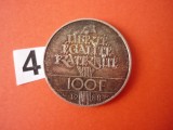 100 FRANCI 1988 ARGINT *****, Europa