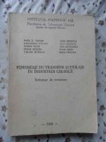 FENOMENE DE TRANSFER SI UTILAJE IN INDUSTRIA CHIMICA. INDRUMAR DE PROIECTARE-RADU Z. TUDOSE SI COLAB.-230294
