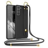 Husa pentru Samsung Galaxy S21, Silicon, Negru, 54869.01