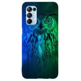 Husa compatibila cu Oppo A31 model Night hunter, Silicon, TPU, Viceversa, Transparent, Carcasa