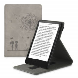 Husa pentru Amazon Kindle Paperwhite 11, Kwmobile, Gri, Piele ecologica, 56264.15