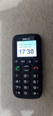 Telefon cu butoane Maxcom MM428BB DUAL SIM , PENTRU BATRANI SENIORI COPII . foto