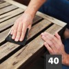 Hartie abraziva - granulatie 40 - albastra - 230 x 280 mm - 5 buc/pachet Best CarHome