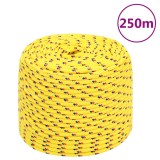 Cumpara ieftin Franghie de barca, galben, 8 mm, 250 m, polipropilena