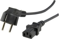 CABLU alimentare GEMBIRD 3m, intrare Shucko, iesire C13, 10A, certificare VDE, bulk, black, &quot;PC-186-VDE-3M&quot; (timbru verde 0.8 lei)