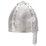 Cumpara ieftin Coif cavaler medieval antic, jocuri de rol, argintiu, otel