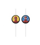 Set 4 paie de baut cu medalion, model Spiderman