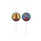 Set 4 paie de baut cu medalion, model Spiderman