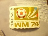 Serie 1 valoare Polonia 1974 Campionat Mondial Fotbal in Germania, Nestampilat