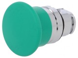 Comutator verde 22mm acționat prin apăsare