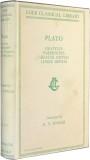 Cratylus/ Parmenides/ Greater Hippias/ Lesser Hippias/ Platon Plato Loeb Classical Library Harvard transl. by Fowler + text grec