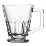 Ceasca Sticla, Model Reliefat, Capacitate 100ml, Transparentă, Oem