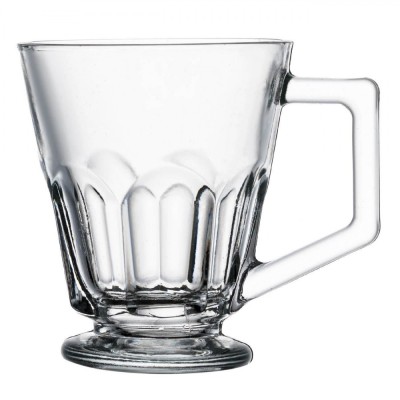 Ceasca Sticla, Model Reliefat, Capacitate 100ml, Transparentă foto