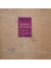 Veronica Porumbacu - Memoria cuvintelor (Editia: 1963)