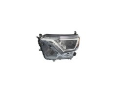 Far TOYOTA RAV4 (XA40), 12.2015-12.2018, partea stanga, Type= USA; HiR2+W5W+WY28/8W; manual; silver rim; Omologare SAE; halogen,