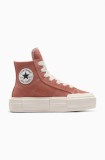 Converse tenisi din piele intoarsa Chuck Taylor All Star Cruise culoarea portocaliu, A10437C