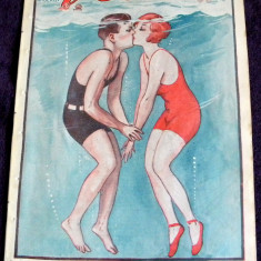 Revista ”VESELIA” – Nr. 27 / 1936, ilustratii erotice art deco, ilustrator PAL