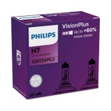 Set 2 Bucăți Bec Halogen Philips H7 VisionPlus 12V 55W PX26d